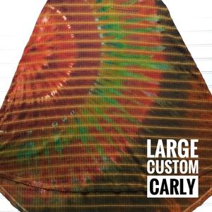 Custom Tie Dyed LuLaRoe Carly